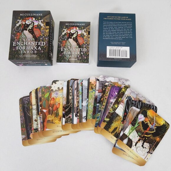 The Enchanted Forhaxa Tarot Cards by MJ Cullinane Deck Guidebook Nordic Folklore - Picture 5 of 11